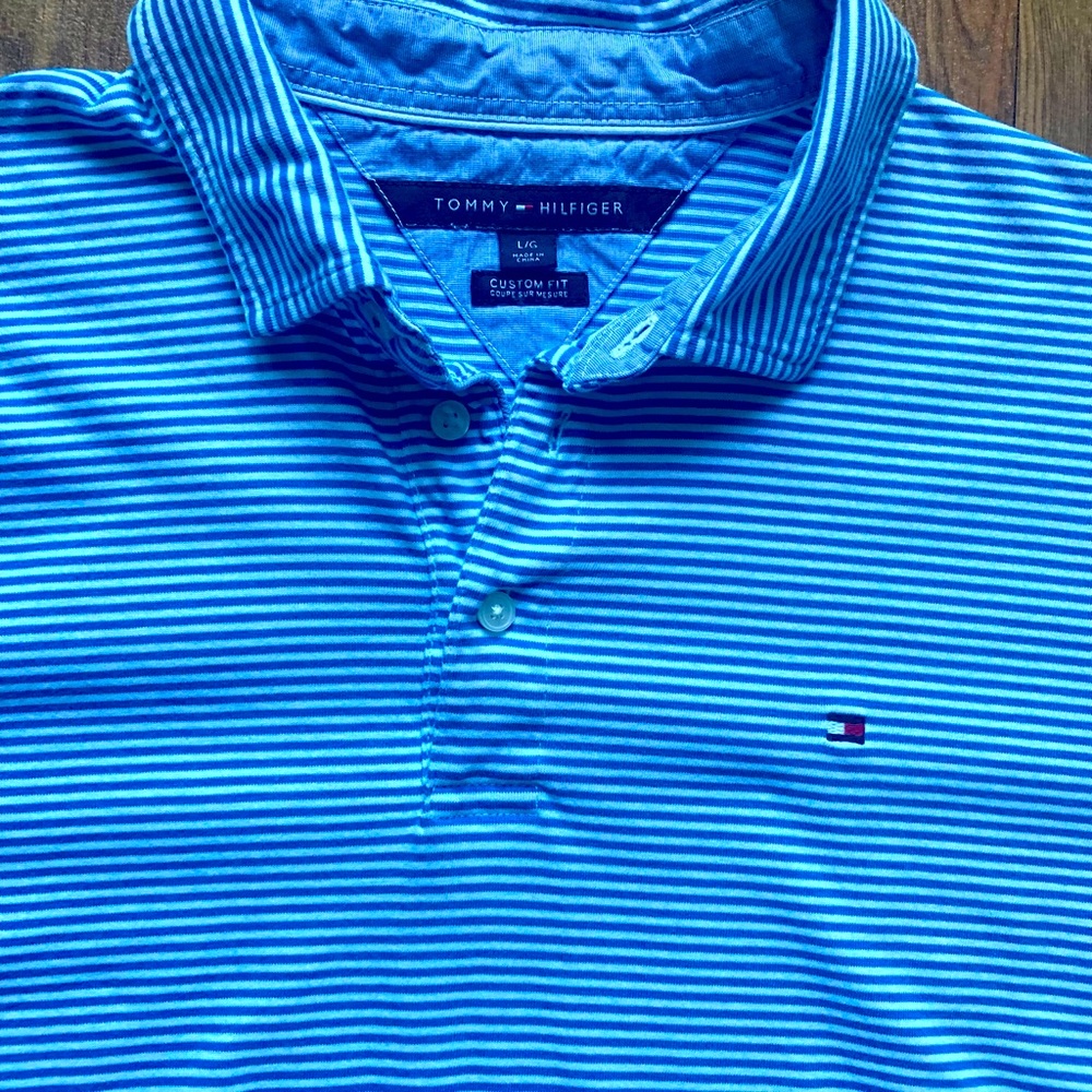 Men’s Tommy Hilfiger Striped Polo Shirt
